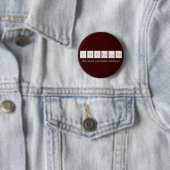 Chocolade, het belangrijkste element ronde button 5,7 cm (In situ)