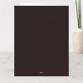 Chocolade Het Is Tijd Voor Chocolade Kaart (Achterkant)