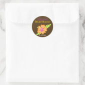 Chocolade Hibiscus  gunst Stickers (Tas)