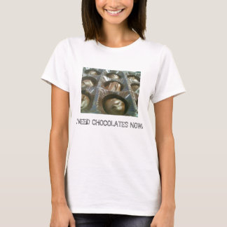Chocolade humor t-shirt