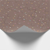 Chocolade Ice Cream Cadeaupapier (Hoek)