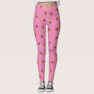 Chocolade Ice Cream Cone Leggings