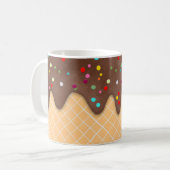 Chocolade Ice Cream Drip Koffiemok (Voorkant links)