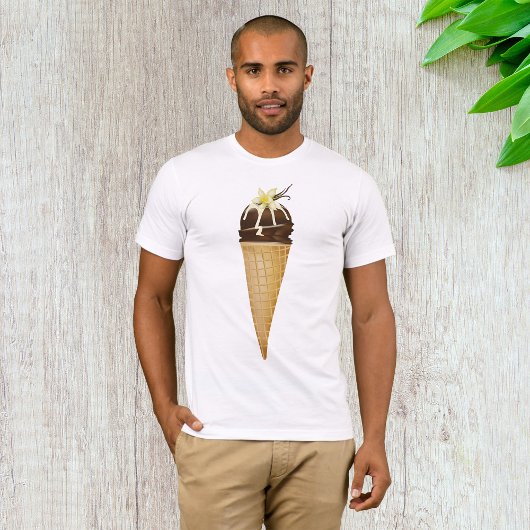 Chocolade Ice Cream Mannen T-shirt