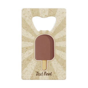 Chocolade Ice Cream Stick Kredietkaart Flessenopener