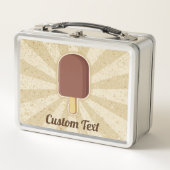 Chocolade Ice Cream Stick Metal Lunch Box (Voorkant)