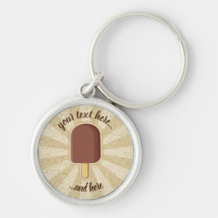 Chocolade Ice Cream Stick Sleutelhanger