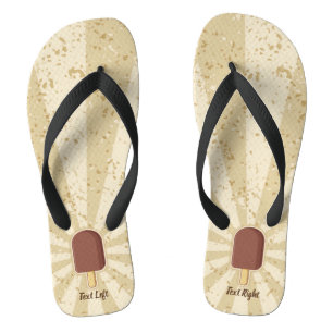 Chocolade Ice Cream Stick Teenslippers