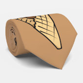 Chocolade Ice Cream Stropdas (Opgerold)