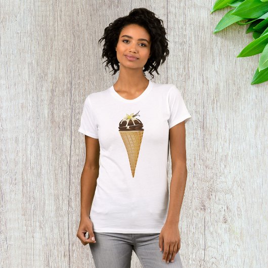 Chocolade Ice Cream Vrouwen T-shirt