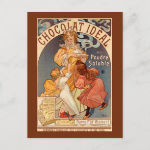 chocolade Idéal Advertisement Briefkaart