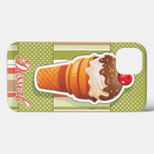  chocolade-ijs Case-Mate iPhone case (Achterkant (horizontaal))