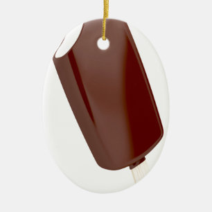 Chocolade-ijs Keramisch Ornament
