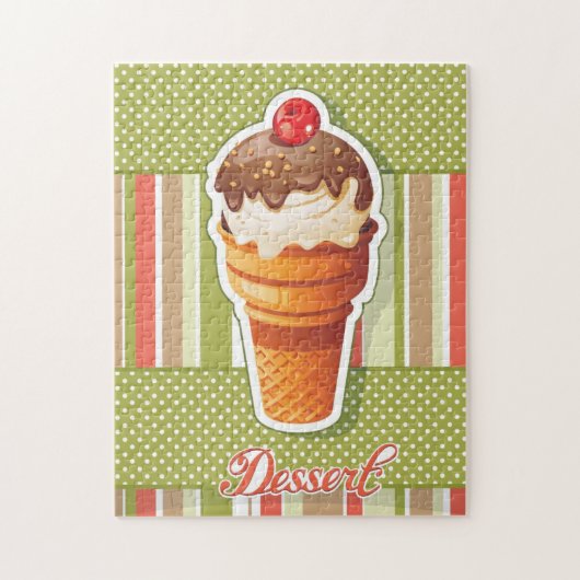  chocolade-ijs legpuzzel (Verticaal)