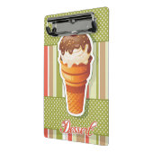 chocolade-ijs mini klembord (Angled2)