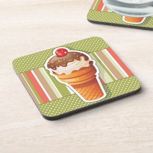  chocolade-ijs onderzetter (Linkerzijde)