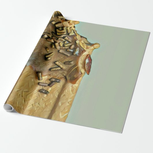 Chocolade-ijsvrucht Cadeaupapier (Uitgerold)