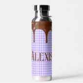 Chocolade in gingham waterfles (Links)