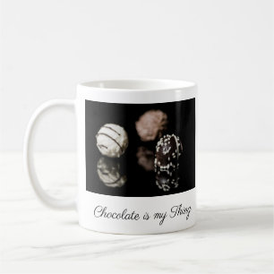 Chocolade is mijn ding koffiemok