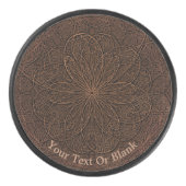 Chocolade-iscing Hockey Puck (Voorkant)