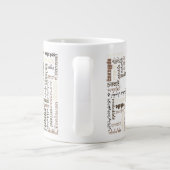 Chocolade Jumbo Mok (Achterkant)