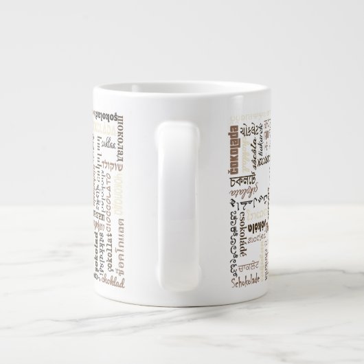 Chocolade Jumbo Mok (Achterkant)