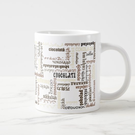 Chocolade Jumbo Mok (Rechts)