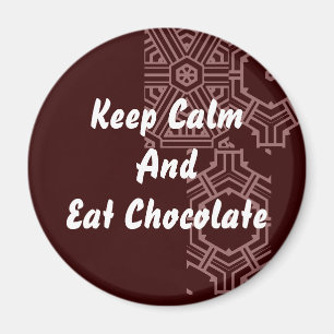 Chocolade - Kalm houden Magneet