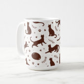 Chocolade Kat Koffiemok (Voorkant links)