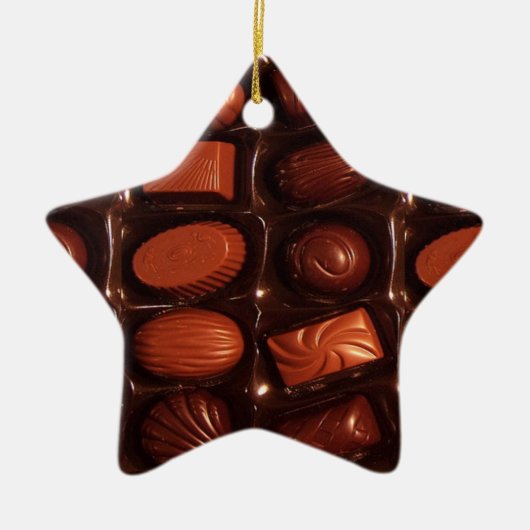 Chocolade Keramisch Ornament (Voorkant)