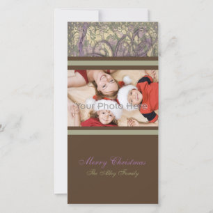 Chocolade kerstkaart