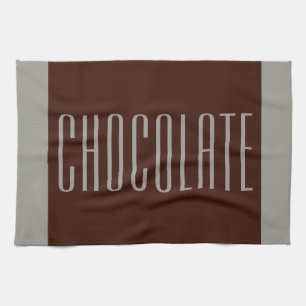 Chocolade Keukenhanddoek