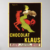 Chocolade Klaus Advertisement Poster (Voorkant)