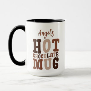 Chocolade Kleuren Aangepast (Die-en-die) Warme Cho Mok