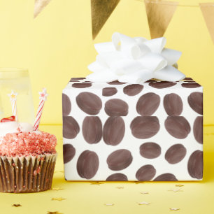 Chocolade koekjespatroon cadeaupapier