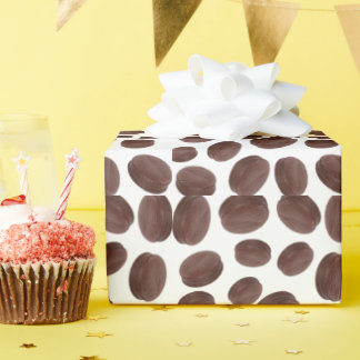 Chocolade koekjespatroon cadeaupapier