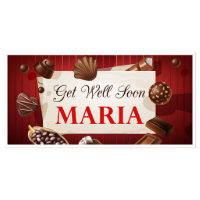Chocolade krijgt snel een persoonlijke banner