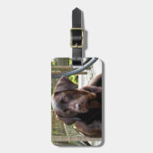 Chocolade Lab Bagagelabel (Voorkant verticaal)