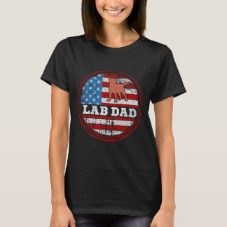 Chocolade Lab Dad Labrador Retriever Matching Park T-shirt