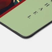 Chocolade Lab Dog op Camo Monogram Bureaumat (Hoek)