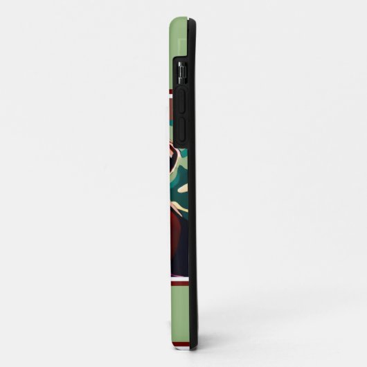 Chocolade Lab Dog op Camouflage Case-Mate iPhone Case (Achterkant/links)
