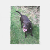 Chocolade Lab Fleece (Voorkant)
