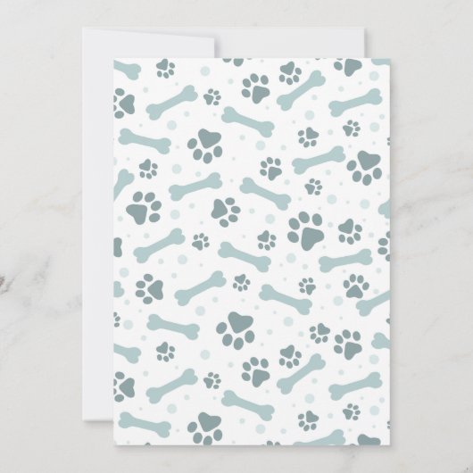 Chocolade Lab Hond Adoptie, Gotcha Dag Kaart (Achterkant)