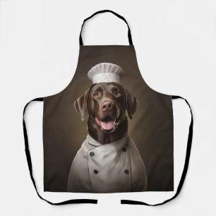 Chocolade Lab Hondenkok Schort
