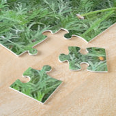 Chocolade Lab in California Poppy Patch Custom Legpuzzel (Zijkant)