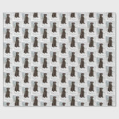 Chocolade Lab Kerst wrapping papier (Vlak)