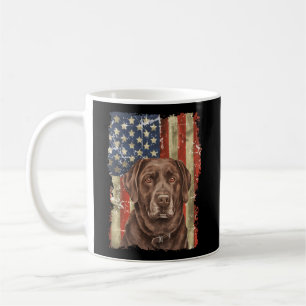 Chocolade Lab met de vlag van de VS Chocolade Lab  Koffiemok