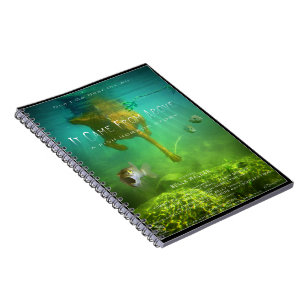 Chocolade Lab Pit Mix Dog Swimming Poster Notitieboek