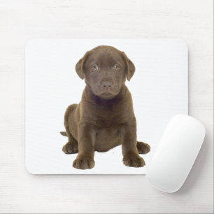 Chocolade Lab Puppy Muismat
