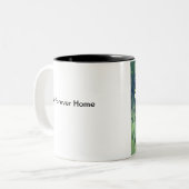 Chocolade Lab Puppy Tweekleurige Koffiemok (Voorkant links)